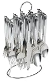 Caravel Chrome on Rack 20-Piece, Service for 4