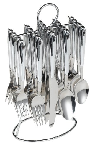 Caravel Chrome on Rack 20-Piece, Service for 4