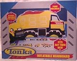 Tonka Truck Boys Twin Bed Inflatable Headboard 36 W x 23.5 H. with air pump included