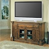 Canterbury 65" TV Stand with Power Center in Vintage Caramel