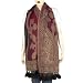 Rectangular Wool Scarf Clothes for Winter Dress with Pom-Pom 28 x 72 inches