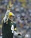 Brett Favre Waving to Fans Signed Image