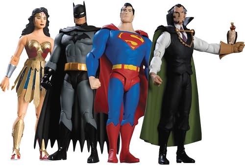  Trinity Action Figures Set of 4 by DC Direct