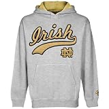NCAA Notre Dame Fighting Irish Mens Tailsweep Popover Hoodie - Ash