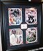 Walter Payton Autographed 3x5 Card - Custom framed - Chicago Bears