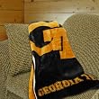 Georgia Tech Yellow Jackets Navy Blue Stripes Series Royal Plush Blanket Throw