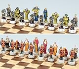 KING ARTHUR & THE KNIGHTS OF THE ROUND TABLE - WIZARD & DRAGON - COLLECTORS EDITION CHESS SET