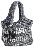 [サック] SAC スパンコール×カットビーズ手編みバッグ ポリリズム