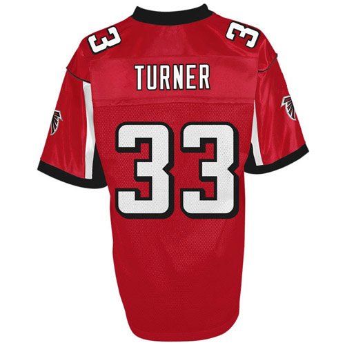 Atlanta Falcons #33 Michael Turner Red Jerseys Authentic Football Jersey Size 48-56 (Please Select the Size When You Order, Can Do Drop Shipping)