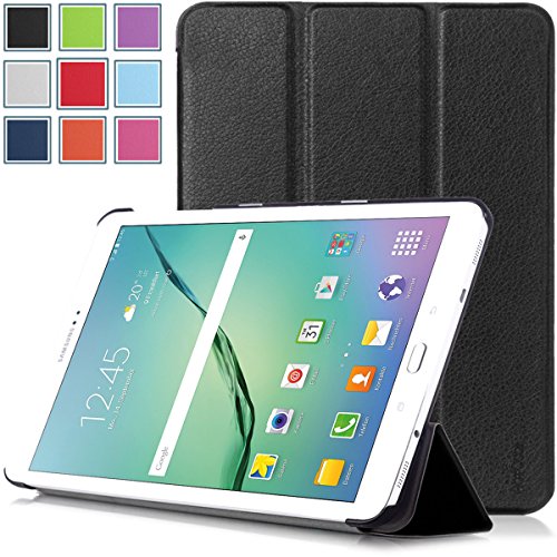 Samsung Galaxy Tab S2 9.7 Case - HOTCOOL Ultra Slim Lightweight SmartCover Stand Case For 2015 Released Samsung Galaxy Tab S2 9.7-Inch Tablet, Black