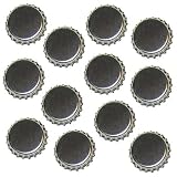 New Silver Crown Bottle Caps For Crafts, Scrapbooking, Jewelry (50 Pieces)