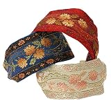 L. Erickson USA Ribbon Headband - Scallop Flower