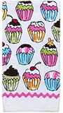 Ritz Kitchen Wears Print Velour Kitchen Towel, Cupcakes
