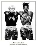 Andy Warhol And Jean Michel Basquiat Art Print Poster By Michael Halsband, 24  x 30 