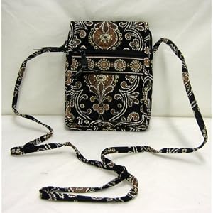 Vera Bradley Mini Hipster Bag Purse Caffe Latte