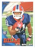 2010 Topps NFL Football Card # 167 C.J. Spiller RC - Buffalo Bills ( Rookie Card) NFL Trading Card in a Protective ScrewDown Case!