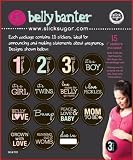 Belly Banter PREGNANCY Stickers- 15 Stickers in a set