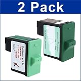 Dell T0529 & T0530 -2 Pack - Black & Color Ink Cartridges