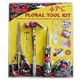 KR Tools 95025 Pro Series 4-Piece Floral Tool Kit (Colors May Vary)