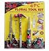 KR Tools 95025 Pro Series 4-Piece Floral Tool Kit (Colors May Vary)