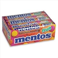 Mentos, Chewy Mixed Fruit Flavor - 1.32oz, 15 Roll Display