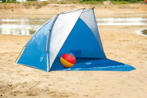 Wehncke 15831 Abri de plage verrouillable 54 x 9 x 9 cm (Bleu)