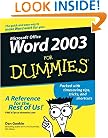 Word 2003 for Dummies