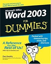 Word 2003 for Dummies