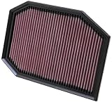 K&N 33-2970 High Performance Replacement Air Filter for 2009-2010 BMW 523I 3.0L L6