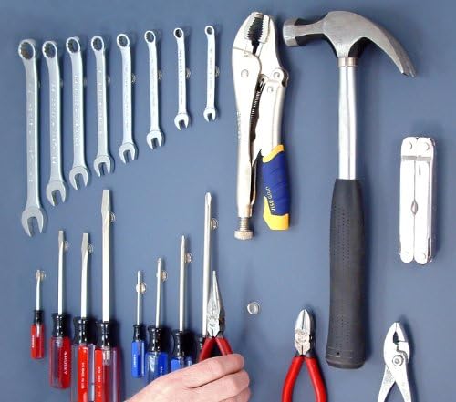 Tool Dot - Modular Magnetic Tool Organizer - 12 Pack, Clear