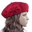 Classic Simple Bow Wool Beret Hat - Various Color