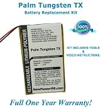 Battery Replacement Kit for Palm Tungsten TX with Installation Video, Tools, and Extended Life Battery.