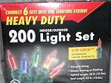 Heavy Duty 200 Indoor/Outdoor Light Set, Multicolor