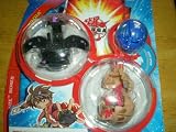Bakugan Bakubronze Series Black Darkus Hades 560G, Tan Subterra Klawgor and Blue Mystery Starter Pack AS SHOWN NOT RANDOM