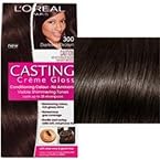 L'Oreal Paris Casting Creme Gloss - Darkest Brown 300 (87.5 g+72 ml) (Pack of 2)