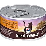 Hill's Ideal Balance Roasted Turkey Recipe 24-Pack Cat Food Can, 2.9-Ounce