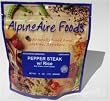 AlpineAire Foods Freeze-Dried Pepper Steak With Rice