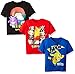 Pokemon Boys' 3 Pack Tee Bundle