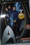 Playmates STARTREK WARP COLLECTION SPOCK with Silver Starfleet Emblem Figure Stand