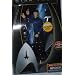 Playmates STARTREK WARP COLLECTION SPOCK with Silver Starfleet Emblem Figure Stand
