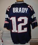 Tom Brady Autographed/Hand Signed New England Patriots Authentic Reebok Jersey