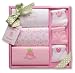 Carters 6 Piece Apparel Gift Set in Princess Frog Motif, Pink