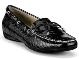 Sperry Womens Sconset Shoes Black Croc Patent