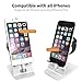 Orzly DuoStand Charge Station for Apple Watch & iPhone - Aluminum Desk Stand Cradle in SILVER with Built-In Insert Slots for both Grommet Wireless Charger and Lightning Cable for iPhone Models: 5 / 5S / 5C / 6 / 6 PLUS and both 42mm & 38mm sizes of 2015 Watch Models