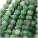 China Jade 4mm Round Beads Green / 15.5 Inch Strand
