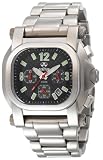 REACTOR Men's 79001 Photon Chronograph Carbon Fiber Dial Stainless Steel Watch
