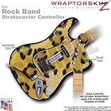 Leopard Skin fits Rock Band Stratocaster Guitar for Nintendo Wii, XBOX 360, PS2 & PS3 (GUITAR NOT IN