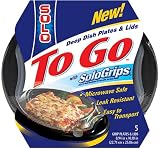 Solo  8.94-inch. Solo To Go Microwaveable Plates With Lids, 5-Count Packages (Pack of 9)