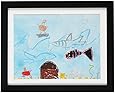 Child Artwork Frame - Lil DaVinci Artwork Display Cabinet Frames & Stores Up to 50 Masterpieces - 12" by 18" (Black)
