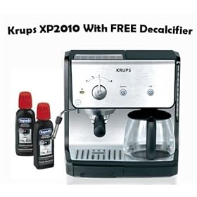Krups XP2010 Combination Coffee & Espresso Machine with FREE Decalcifier